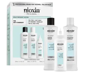 Sada proti lupům Nioxin Scalp Recovery System + dárek zdarma