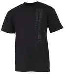 Savage gear tričko vertical logo tee black - l