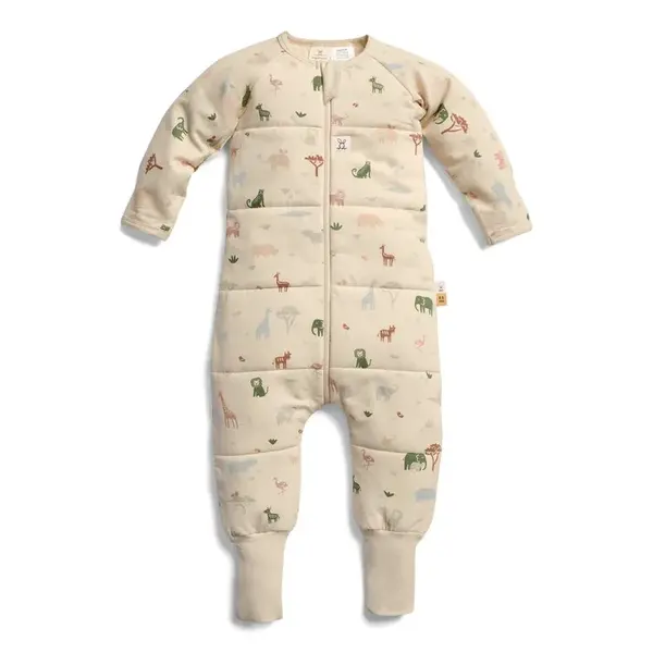 ERGOPOUCH Overal na spaní organická bavlna Onesie Savannah 6-12 m, 2,5 tog