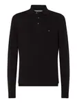 TOMMY HILFIGER Tričko '1985 SLIM LS POLO'  čierna