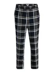 JACK & JONES Pyžamové nohavice 'JACRimon'  svetlohnedá / čierna / biela