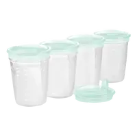 BABYONO Kelímky pro úschovu pokrmů 4 ks