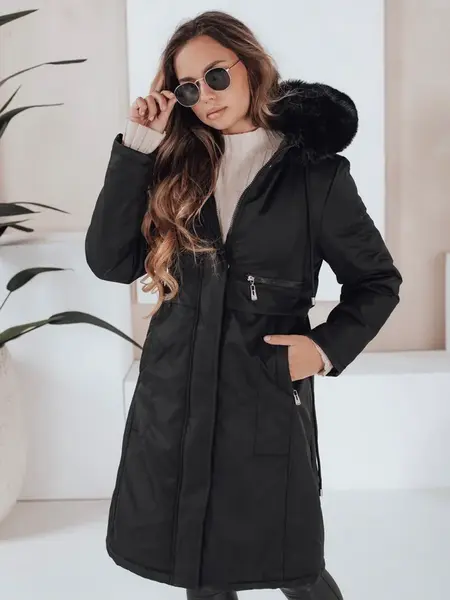 Dámská zimní parka NARVENA černá