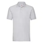 Biała koszulka męska Premium Polo 632180 100% BFriut of the Loom
