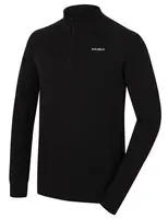 Husky Aron Zip M L, black Pánská merino mikina