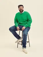 Zielona bluza męska Raglan Sweat Fruit of the Loom