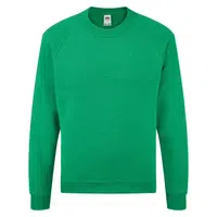 Zielona bluza dziecięca Raglan Sweat Fruit of the Loom