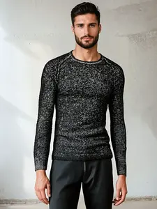 Černý pánský svetr DStreet