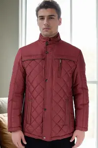 M8616 DEWBERRY MEN'S COAT-BURGUNDY-1