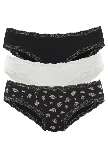 VIVANCE Nohavičky  béžová / čierna / biela