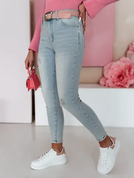 Dámské skinny džíny s vysokým pasem SLIMIVI