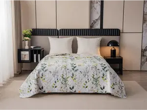 Prehoz na posteľ FLORAMA biely Rozmer: 220 x 240 cm