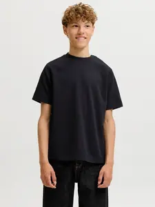 Jack & Jones Junior Tričko 'JJEBARRON'  čierna