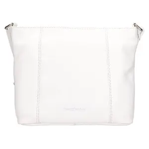 Dámska kožená crossbody kabelka SendiDesign Kristy - biela