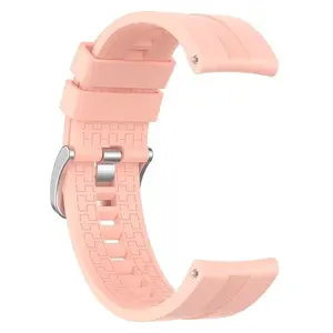 BStrap Silicone Cube remienok na Xiaomi Haylou Solar LS05, sand pink
