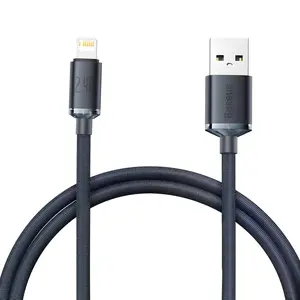 Crystal Shine Data kábel USB na USB-C 100W - 2m - Čierna H25163