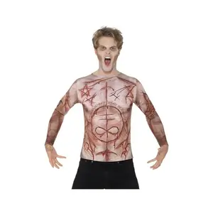 Smiffys Smiffys Pánske Tričko Halloween Jazvy M