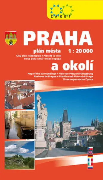 Praha plán města 1 : 20 000 a okolí /2026/