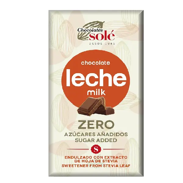 Sole Mliečna Čoko So Steviou Bez Cukru Sole 100g