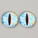 Luminous Self Adhesive Glass Eyes Cabochons
