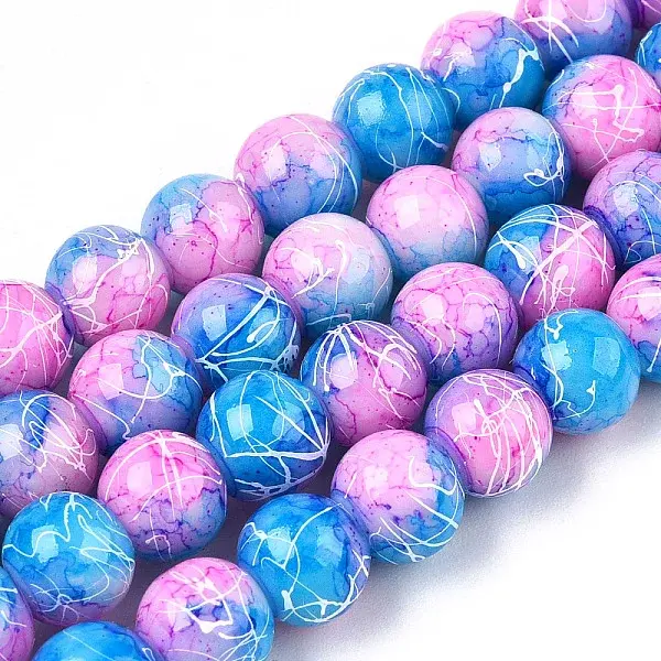 Drawbench Glass Round Beads