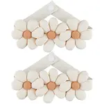 Fibre Flower Curtain Tiebacks