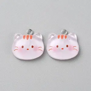 Transparent Resin Pendants for Hairpin Accessories
