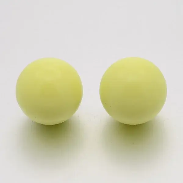 No Hole Spray Painted Brass Round Ball Beads Fit Cage Pendants