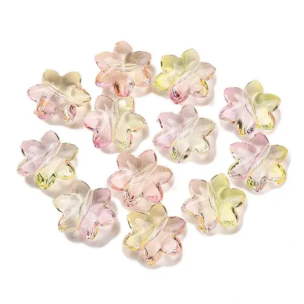 633Pcs Transparent Two Tone Acrylic Beads