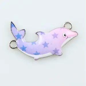 Alloy Enamel Connector Charms