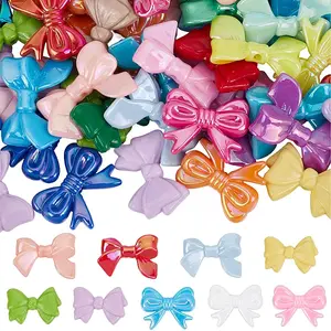 60Pcs 3 Styles Acrylic Beads