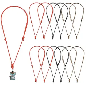 30Pcs 3 Colors Waxed Polyester Cord Necklaces Making