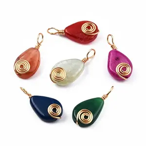 Natural Agate Pendants