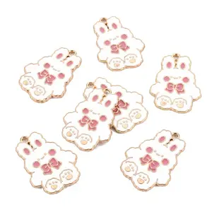 Eco-Friendly Alloy Enamel Pendants