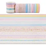 20 Rolls Paper Adhesive Tape Set