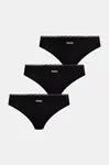 HUGO kalhotky dámské TRIPLET MICRO BRIEF 3-pack