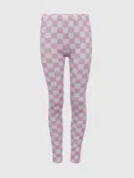 GAP Dětské legíny organic šachovnice - Holky