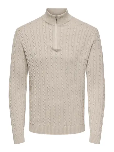 Only & Sons Sveter 'ONSLoui'  béžová