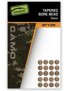 Fox nárazové kuličky edges camo tapered bore bead 5 mm 20 ks