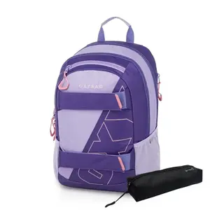 Oxybag OXY SPORT - set 2 ks: studentský batoh Half Violet, penál