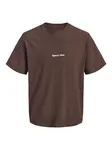 JACK & JONES Tričko 'JORNORREBRO'  čokoládová