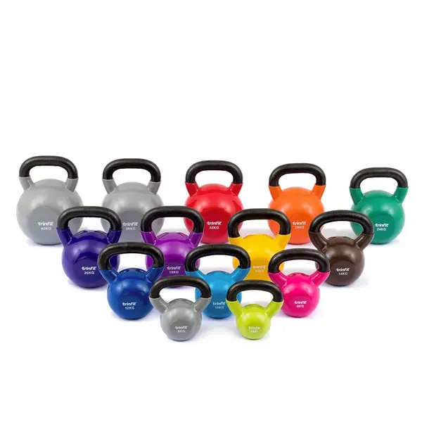 TRINFIT Kettlebell kovový vinyl varianta 20 kg