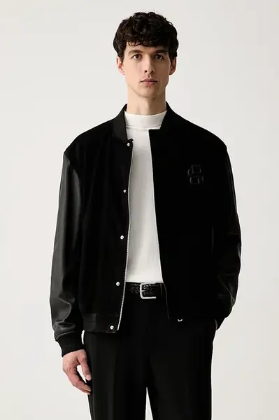 BOSS bomber pánský kožený C-Mileon