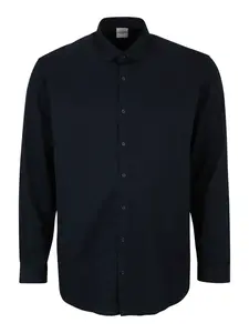 Jack & Jones Plus Košeľa 'Blacardiff'  námornícka modrá