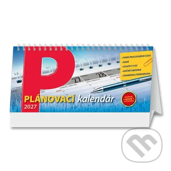 Stolový Plánovací kalendár 2027