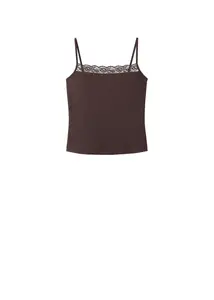 MANGO Top 'BLONDI'  hnedá