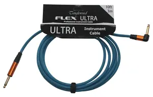 Tanglewood Flex Ultra Cable Ocean Blue 3 m Angled