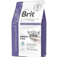 Brit Veterinary Diet Gastrointestinal - Low fat suché krmivo pre mačky 2 kg