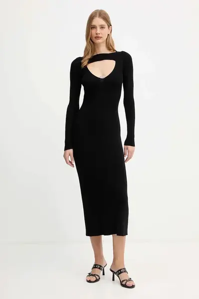 Vlněné šaty Diesel M-OLONI