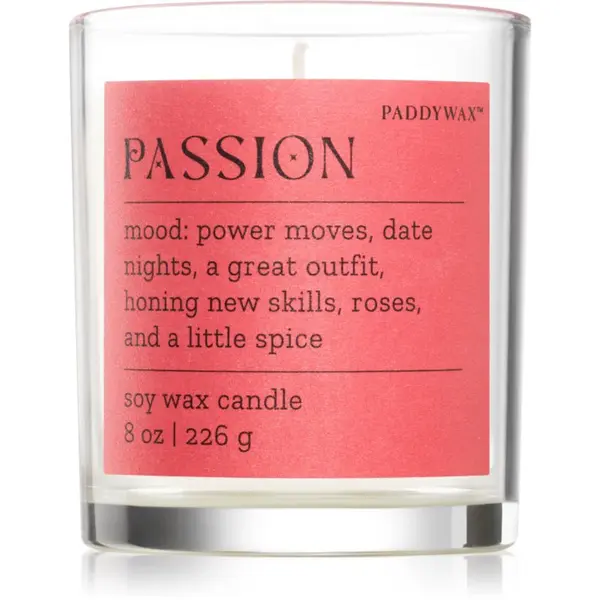 Paddywax Mood Passion Saffron Rose vonná svíčka 226 g